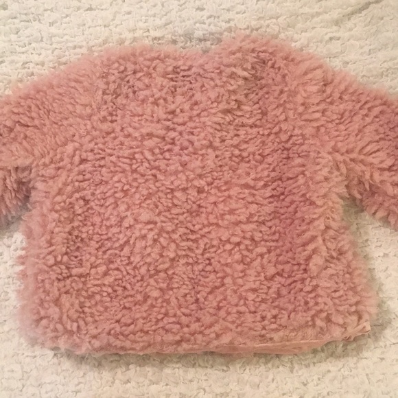 Forever 21 Fuzzy Pink Coat - Picture 7 of 7